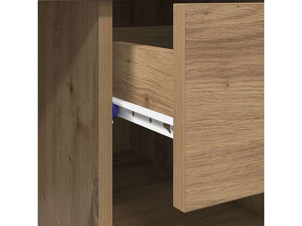 Bureau chêne artisanal 90 x 49.5 x 75 cm Bois d'ingénierie