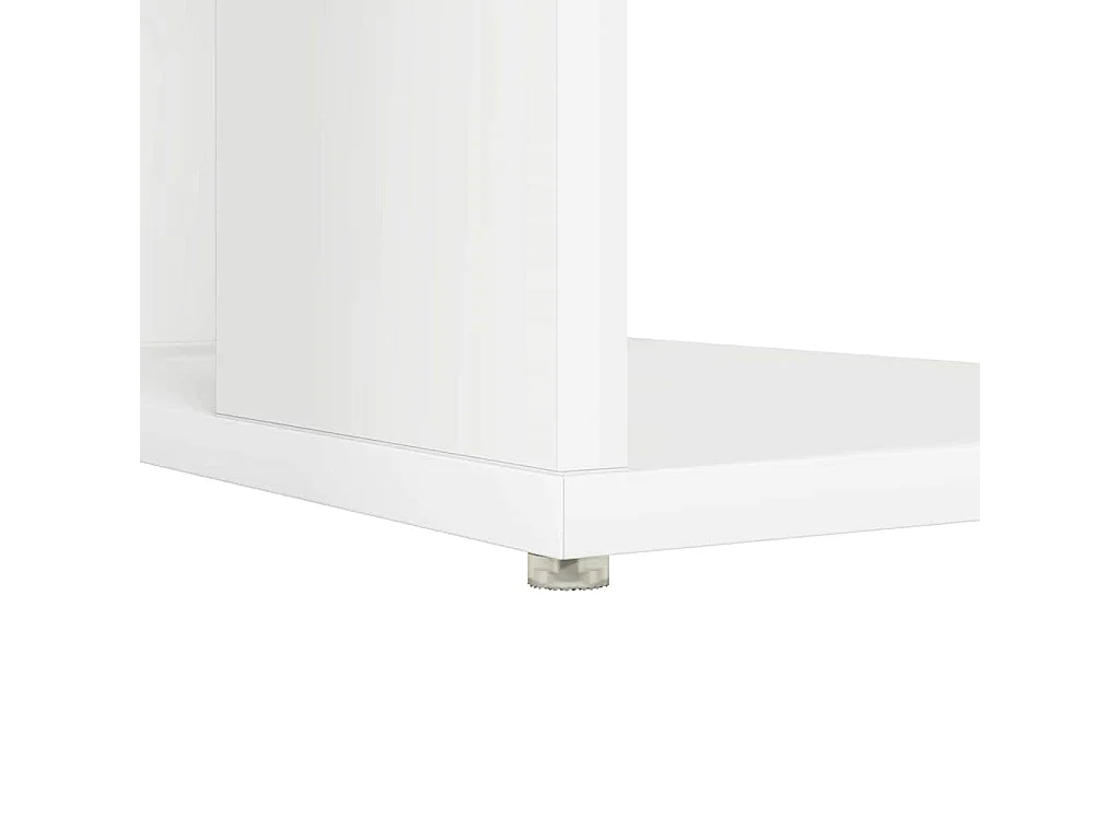 Bureau avec Rangement avec étagère Blanc 130 x 50,5 x 75 cm