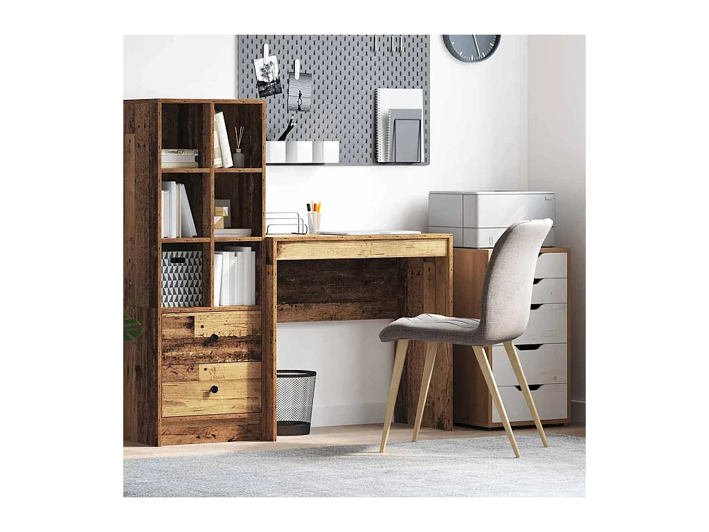 Bureau Bois ancien 80 x 40 x 76 cm Bois d'ingénierie