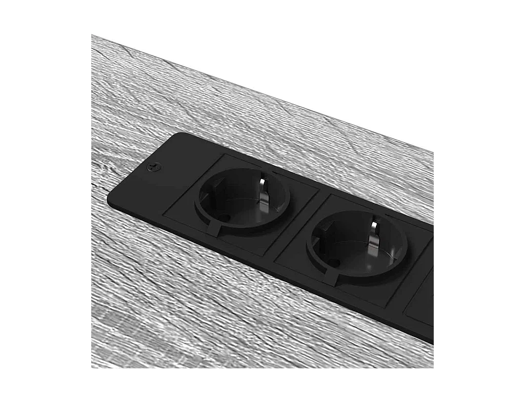 Bureau Sonoma gris 100 x 50 x 86.5 cm Bois d'ingénierie