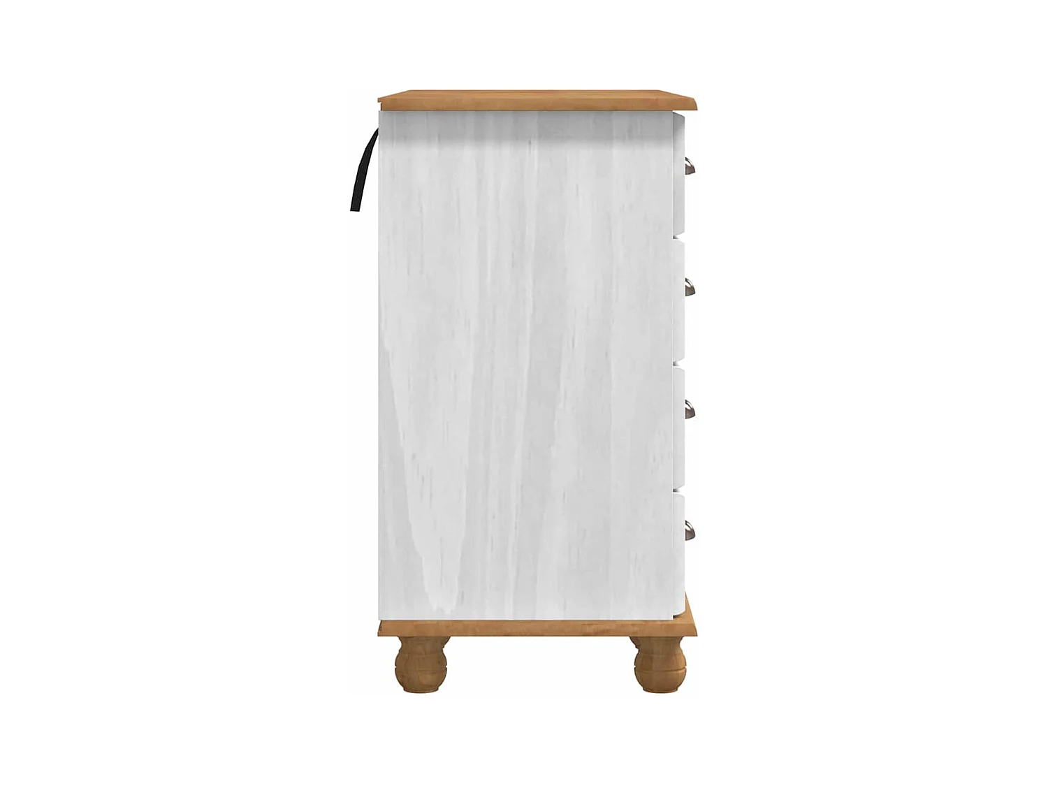 Bureau ASKIM Blanc 95 x 40 x 75 cm Bois massif en pin