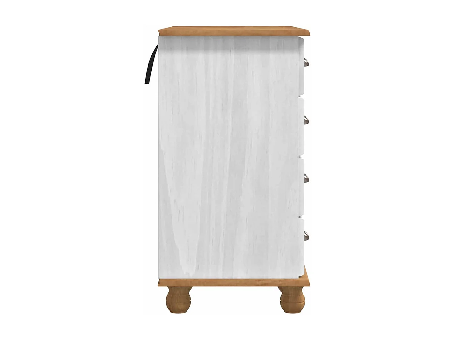 Bureau ASKIM Blanc 95 x 40 x 75 cm Bois massif en pin