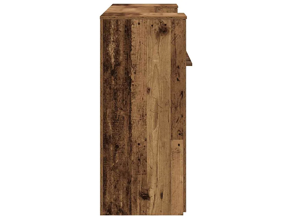 Mostrador de recepción madera vieja 180x50x103,5 cm