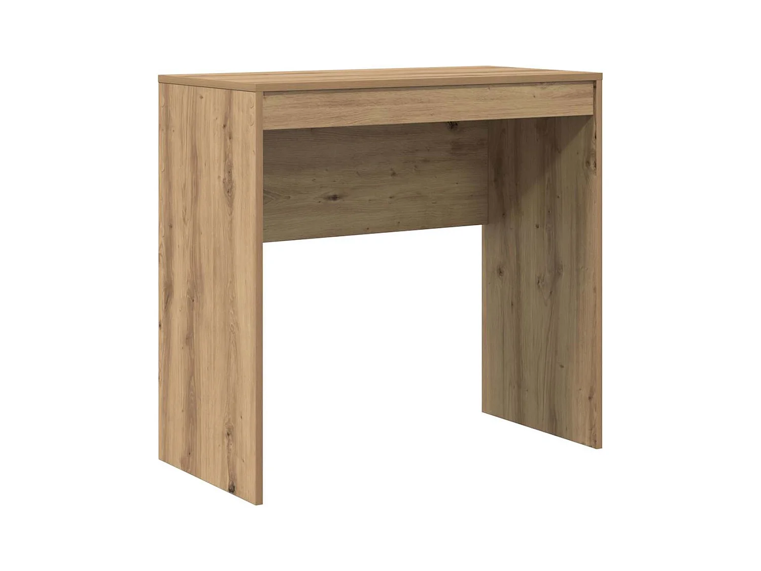 Bureau chêne artisanal 80 x 40 x 76 cm Bois d'ingénierie