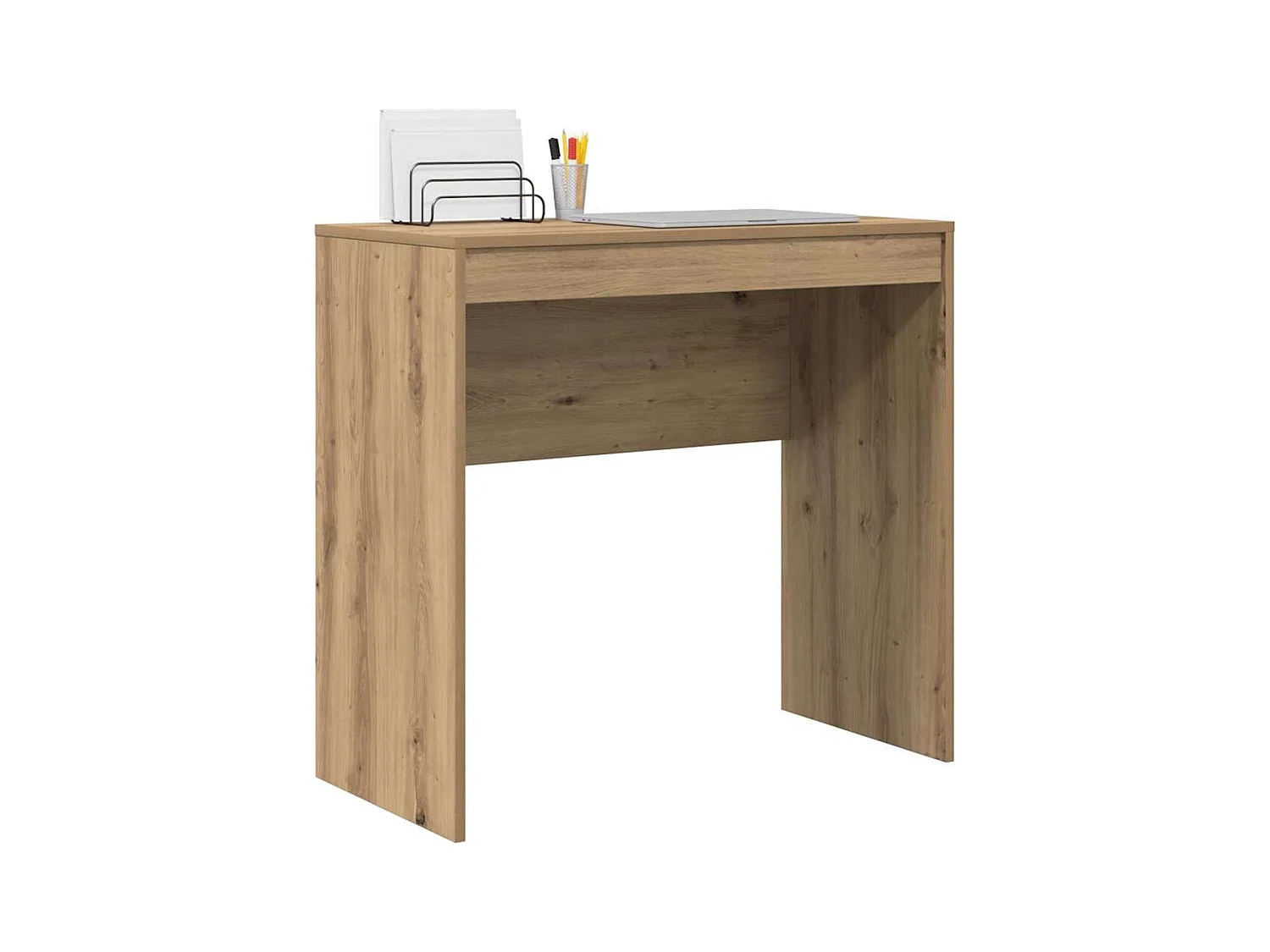 Bureau chêne artisanal 80 x 40 x 76 cm Bois d'ingénierie