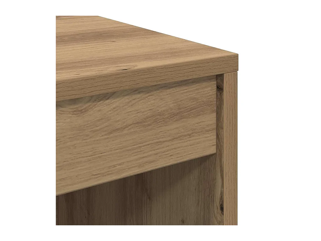 Bureau chêne artisanal 80 x 40 x 76 cm Bois d'ingénierie