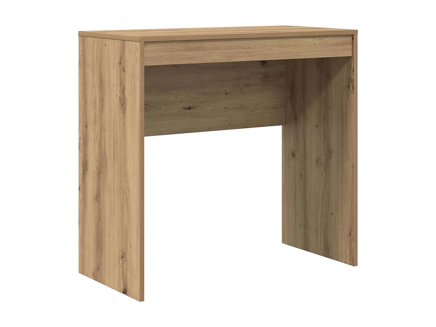 Bureau chêne artisanal 80 x 40 x 76 cm Bois d'ingénierie