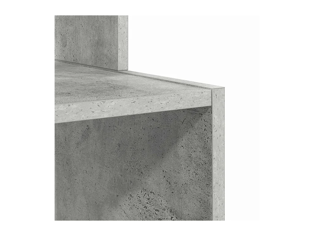 Bureau Gris béton 106 x 40 x 88.5 cm Bois d'ingénierie