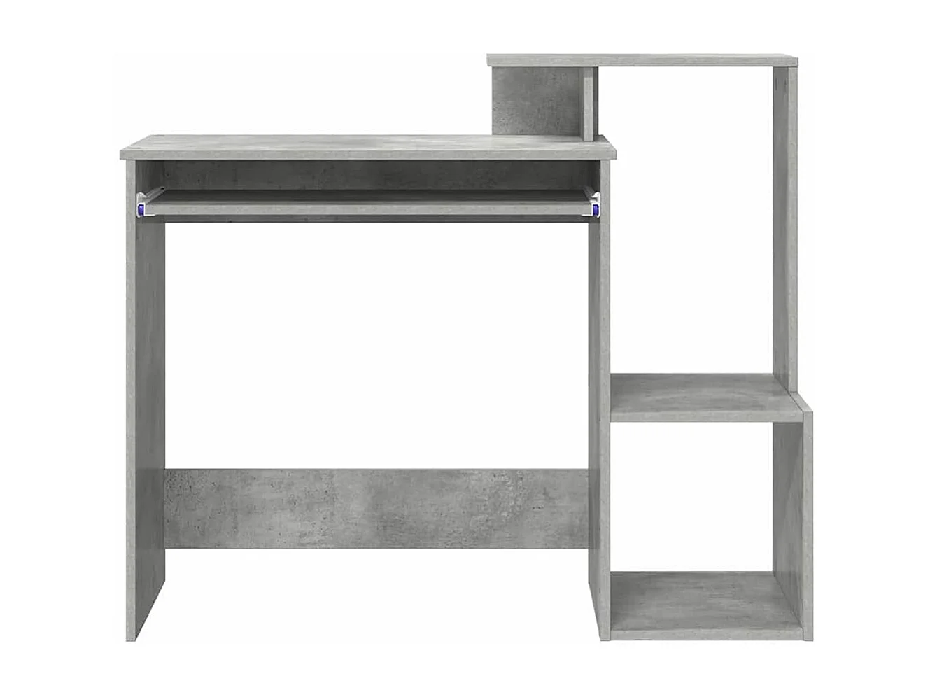 Bureau Gris béton 106 x 40 x 88.5 cm Bois d'ingénierie