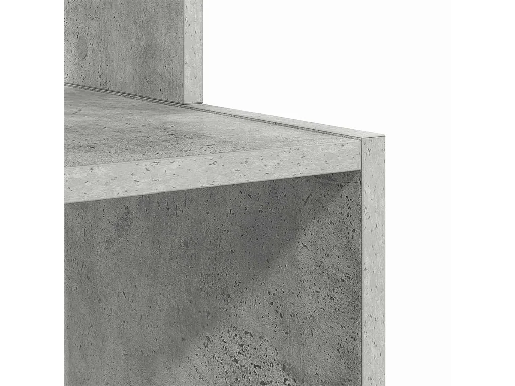 Bureau Gris béton 106 x 40 x 88.5 cm Bois d'ingénierie