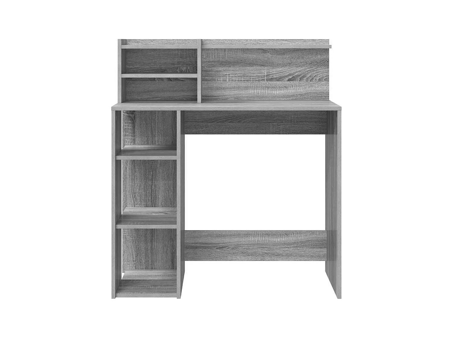 Bureau avec rangement Sonoma gris 90 x 48 x 101,5 cm