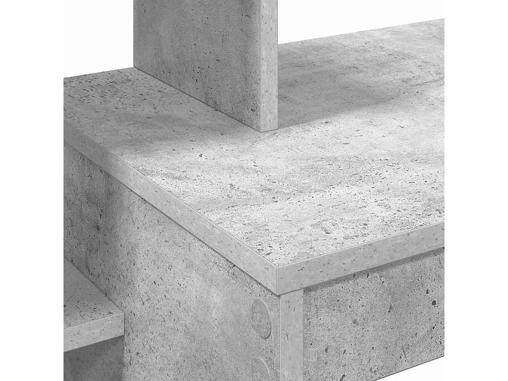 Bureau Gris béton 100 x 40 x 90 cm Bois d'ingénierie