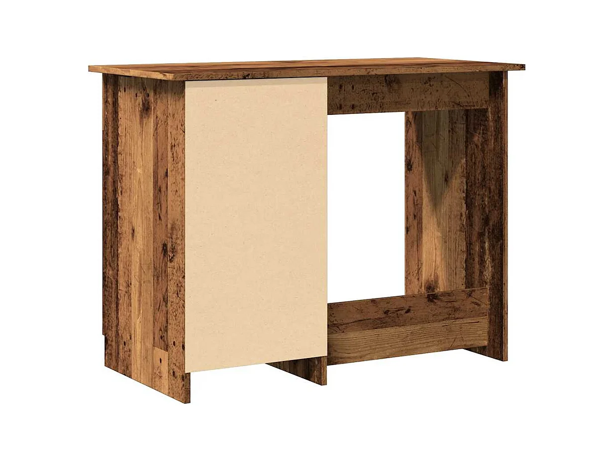 Bureau vieux bois 100x50x76 cm bois d'ingénierie
