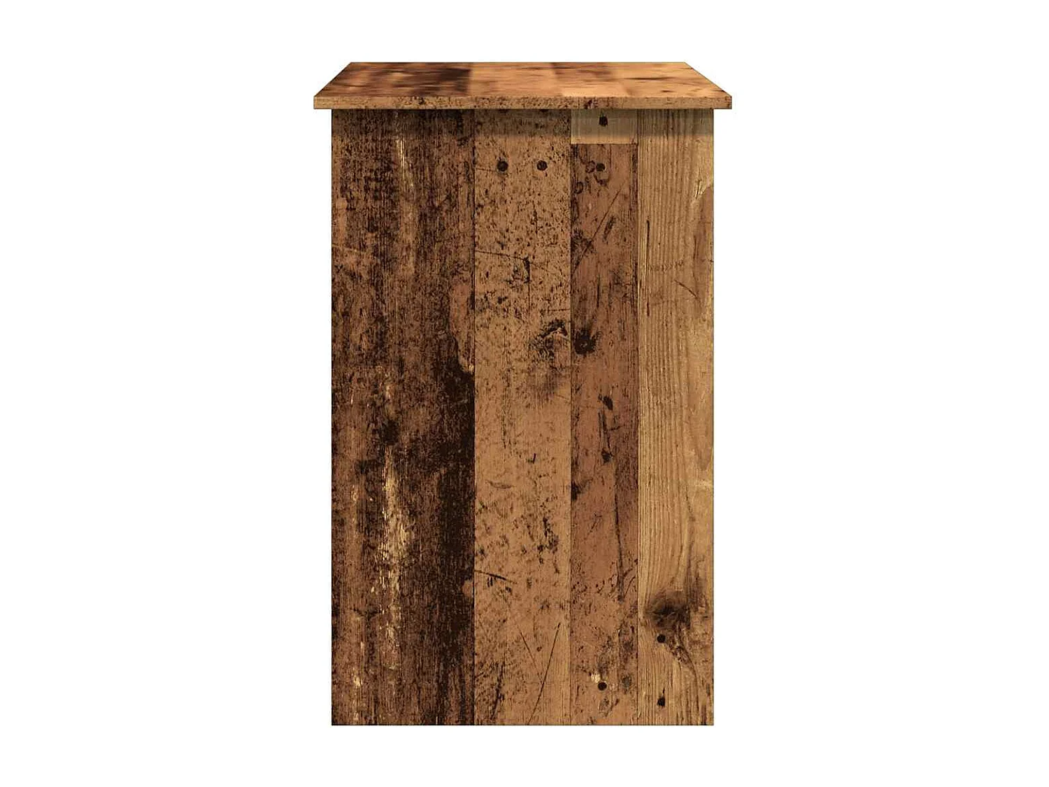 Bureau vieux bois 100x50x76 cm bois d'ingénierie