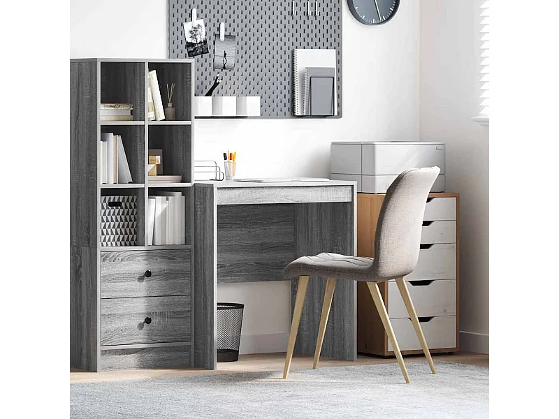 Bureau Sonoma gris 70 x 50 x 76 cm Bois d'ingénierie