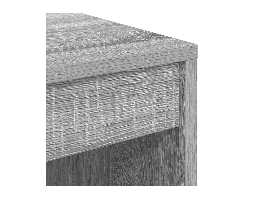 Bureau Sonoma gris 70 x 50 x 76 cm Bois d'ingénierie