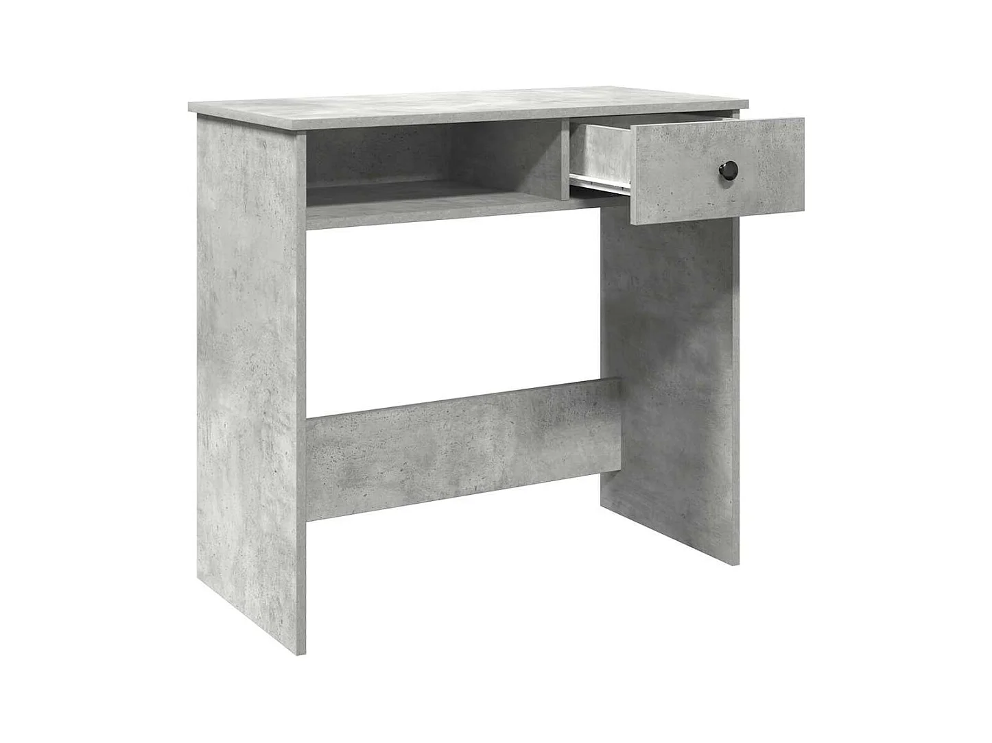 Bureau Gris béton 80x40x75 cm Aggloméré