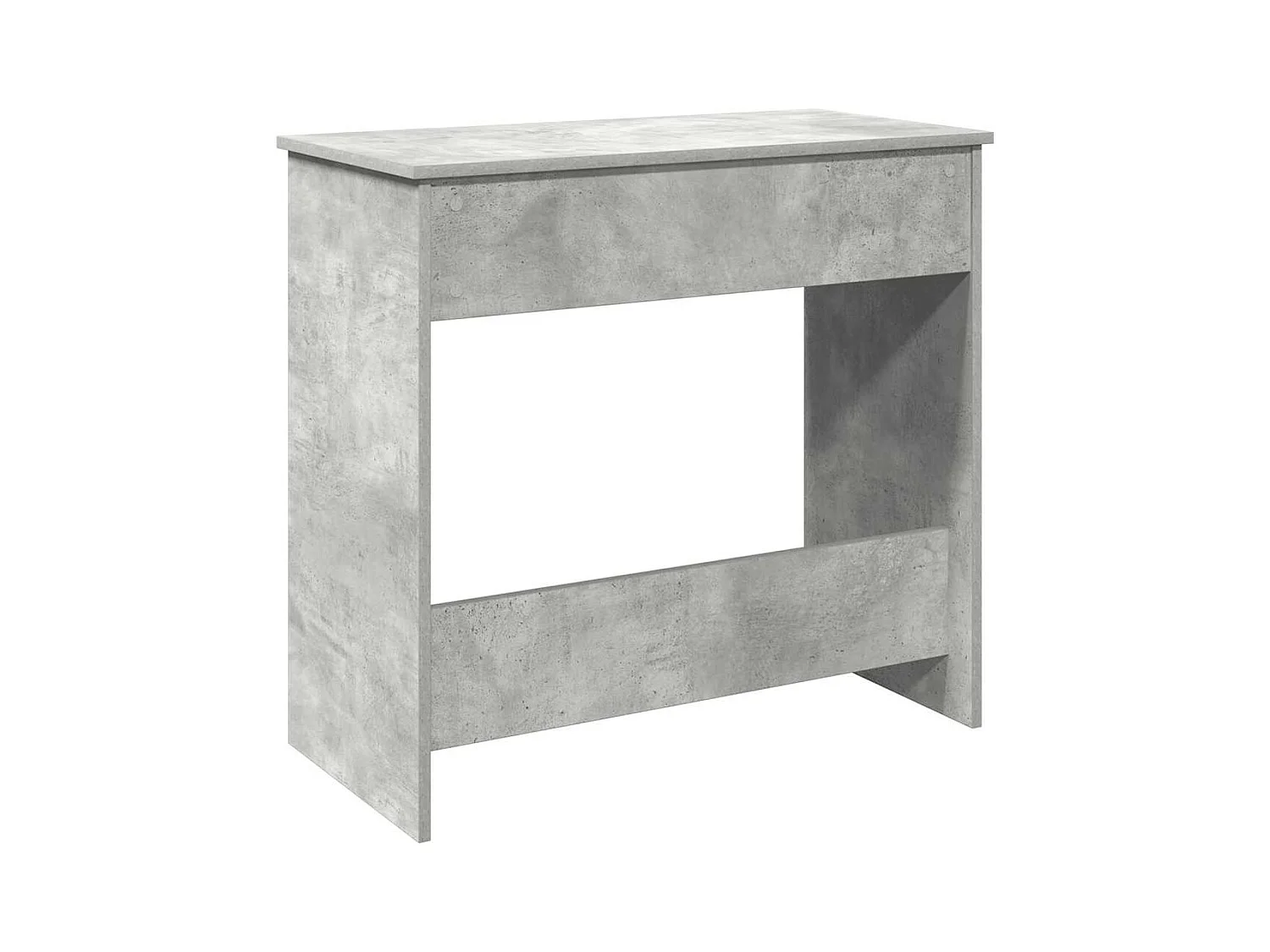 Bureau Gris béton 80x40x75 cm Aggloméré