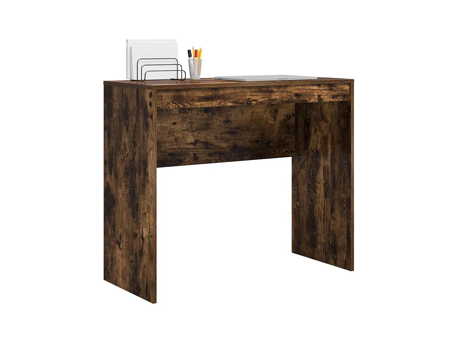 Bureau Chêne fumé 90 x 40 x 76 cm Bois d'ingénierie