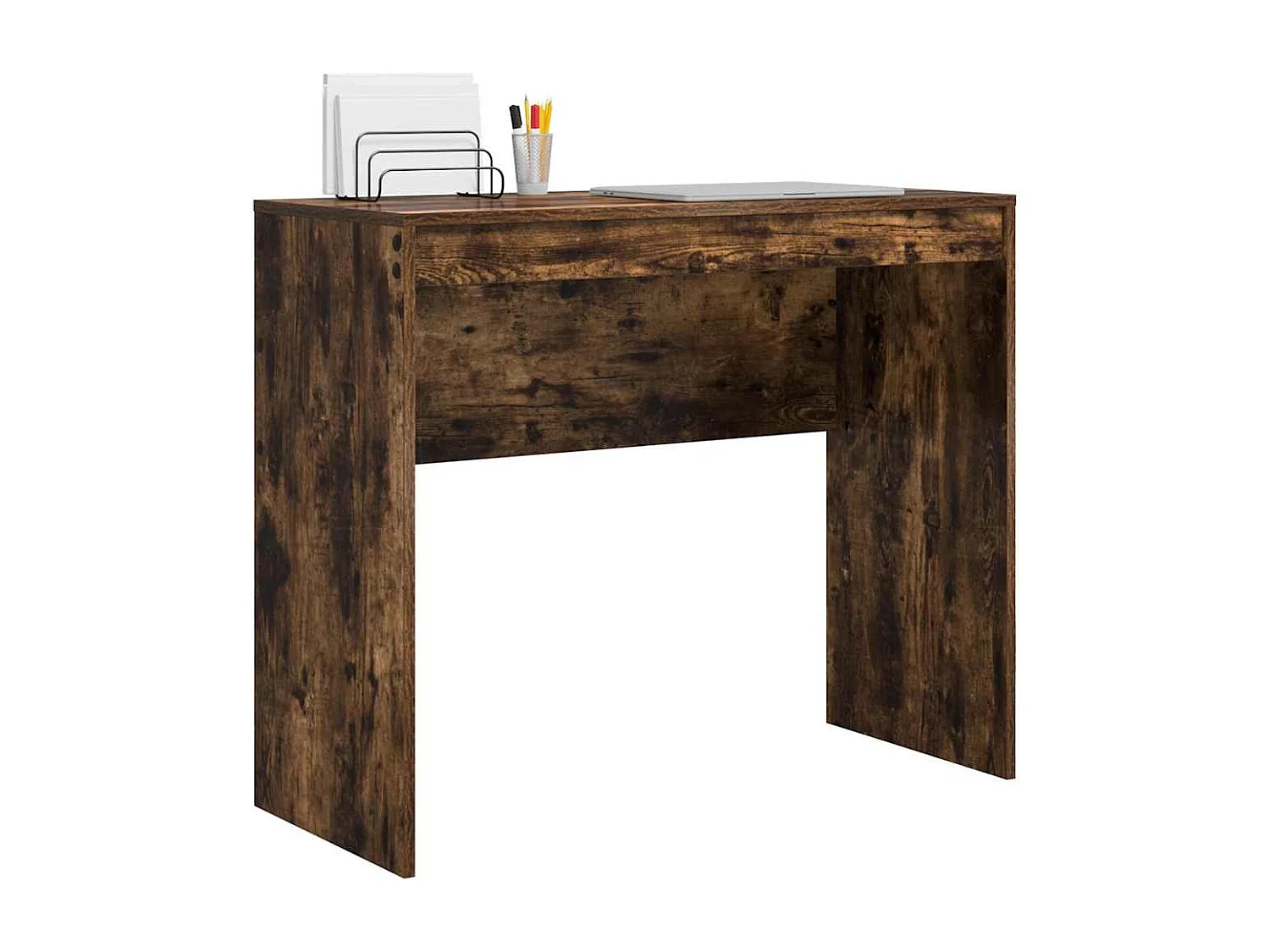 Bureau Chêne fumé 90 x 40 x 76 cm Bois d'ingénierie