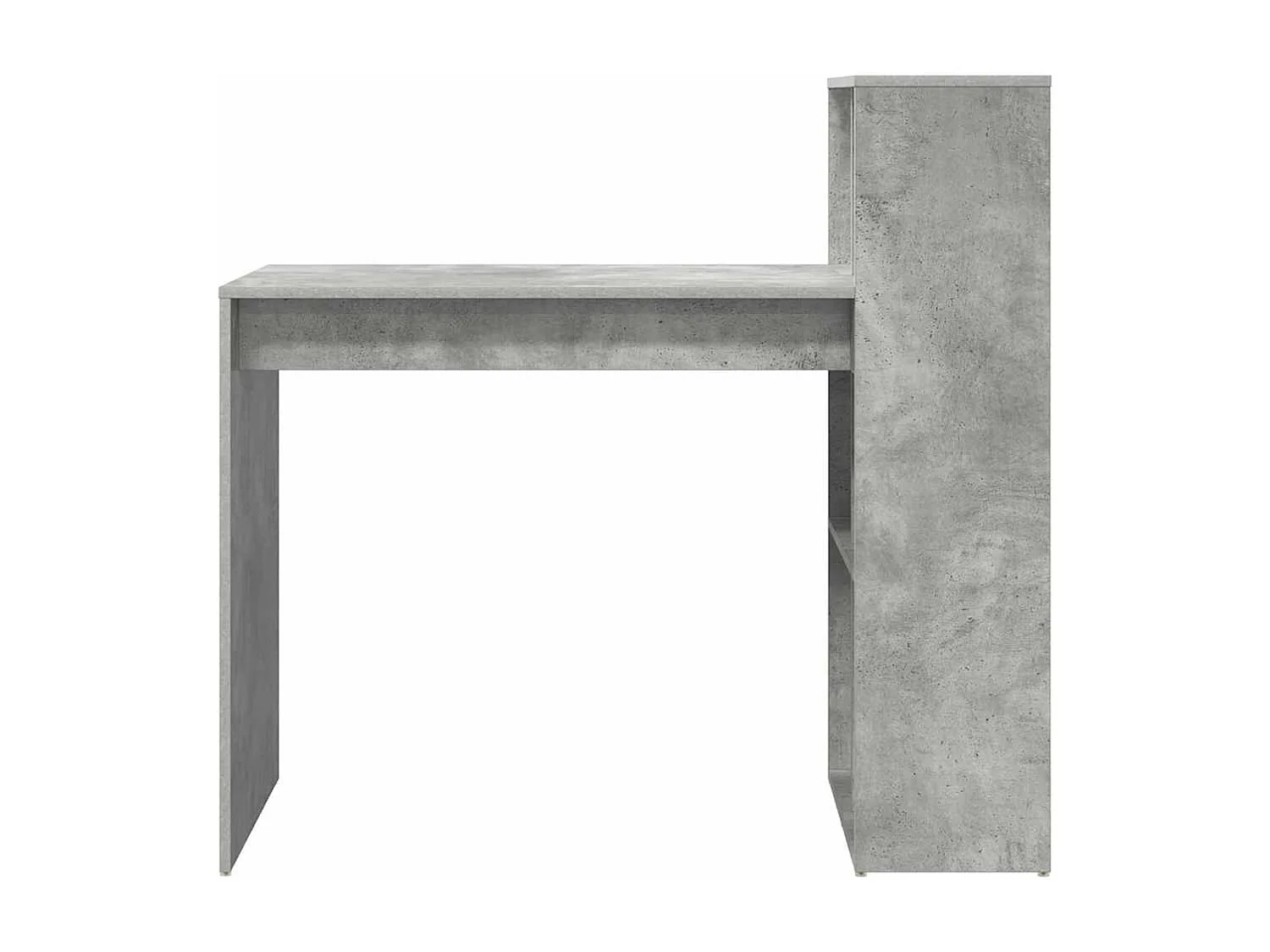 Bureau Gris béton 108 x 55 x 103,5 cm Bois d'ingénierie