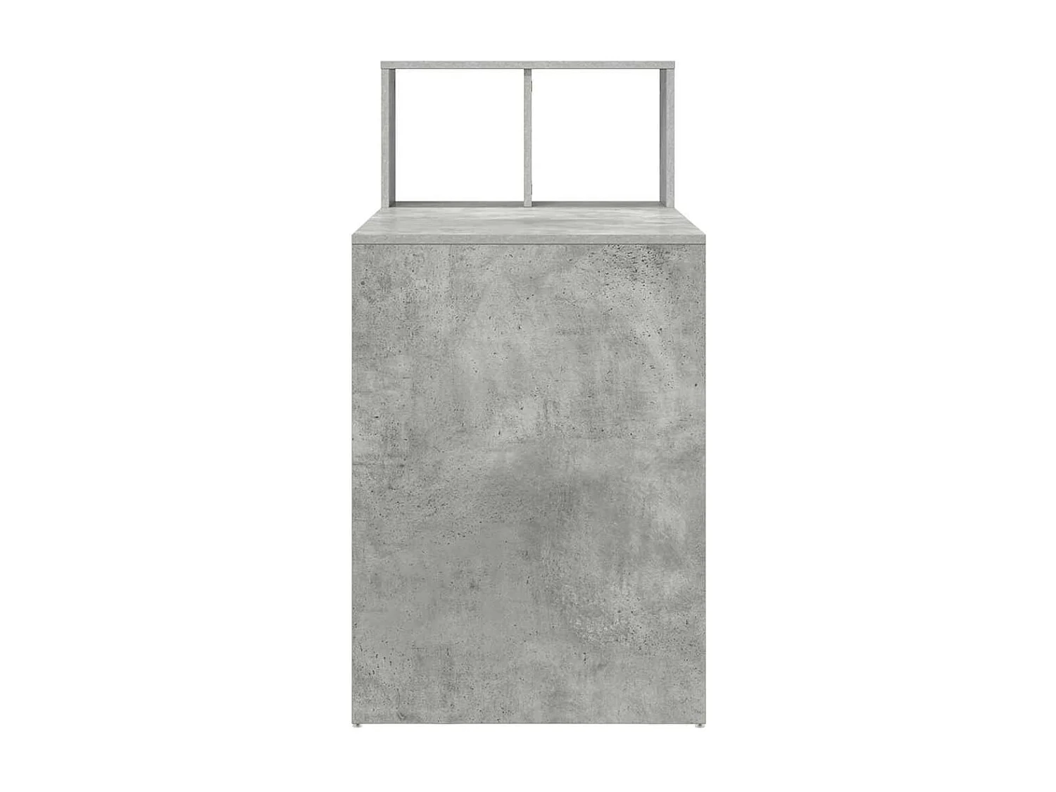 Bureau Gris béton 108 x 55 x 103,5 cm Bois d'ingénierie