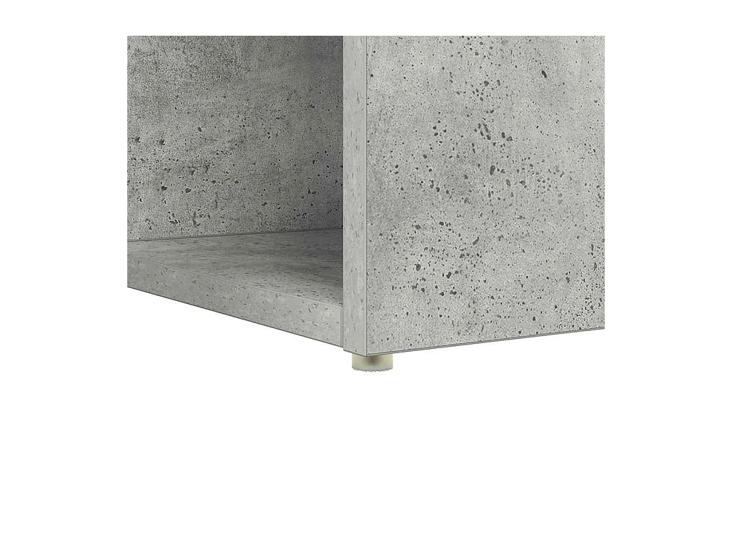 Bureau Gris béton 108 x 55 x 103,5 cm Bois d'ingénierie
