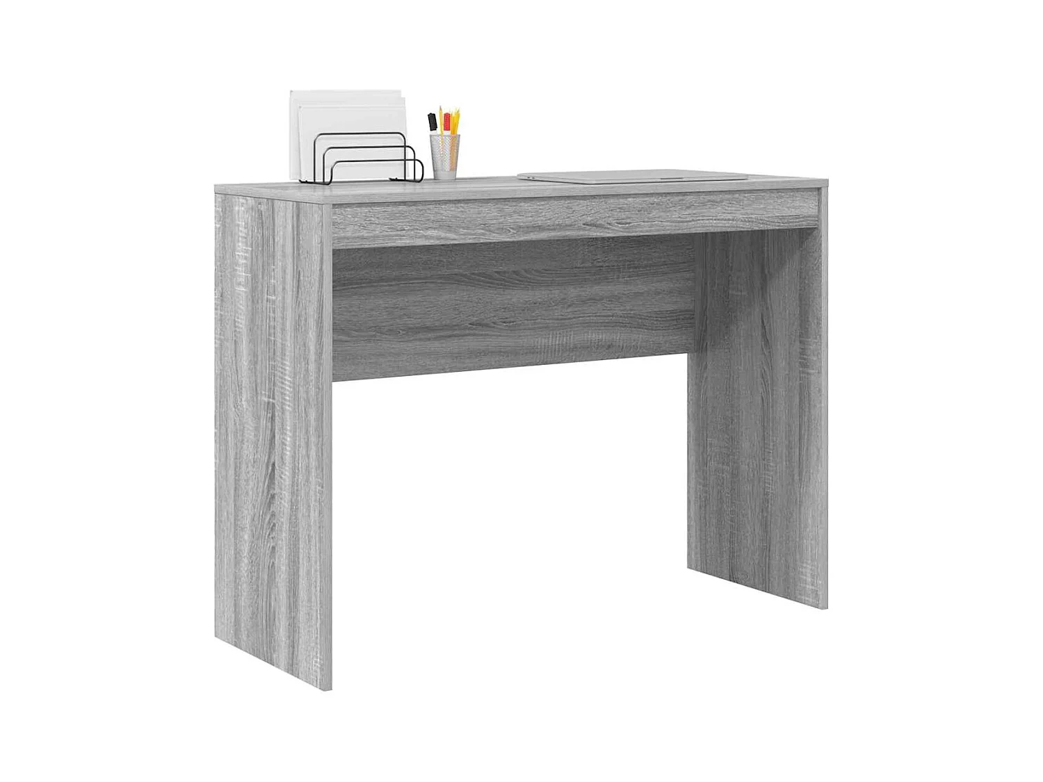 Bureau Autre Sonoma gris 100 x 40 x 76 cm Bois d'ingénierie
