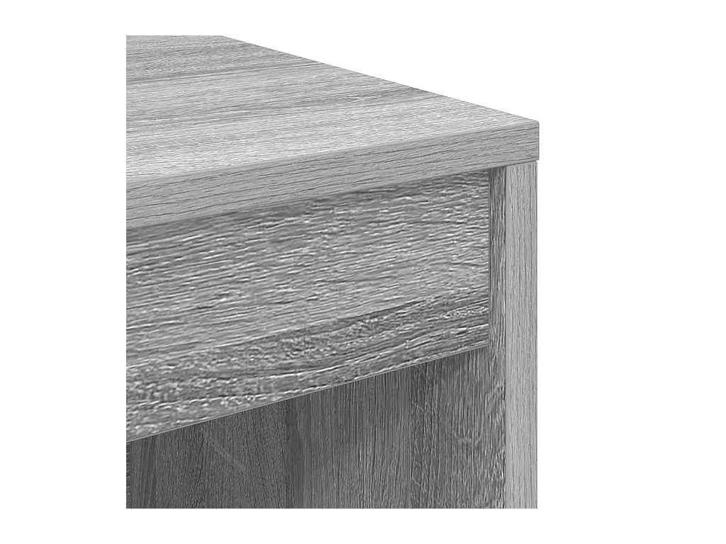 Bureau Autre Sonoma gris 100 x 40 x 76 cm Bois d'ingénierie