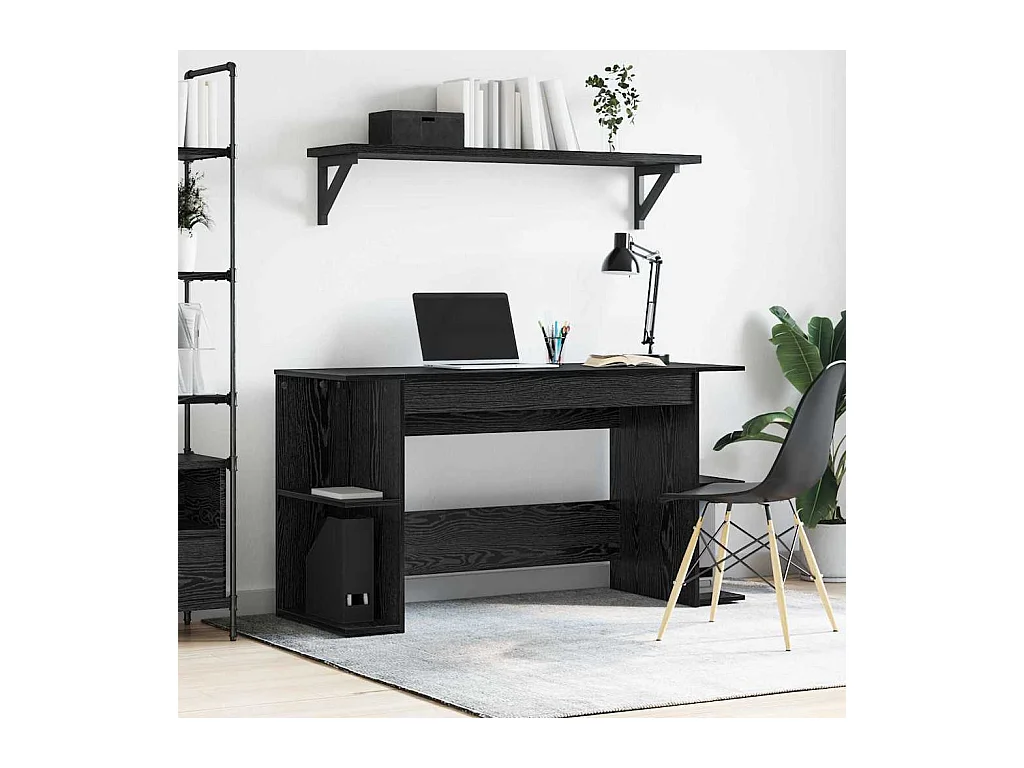 Bureau Autre Chêne noir 140 x 50 x 75 cm Bois d'ingénierie