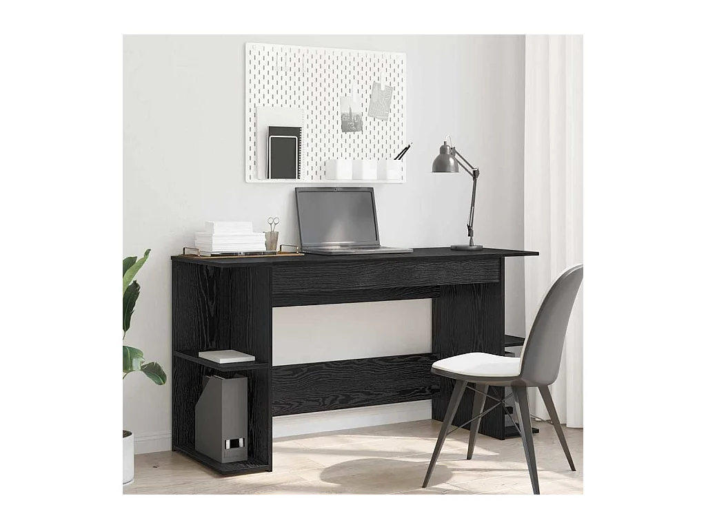 Bureau Autre Chêne noir 140 x 50 x 75 cm Bois d'ingénierie