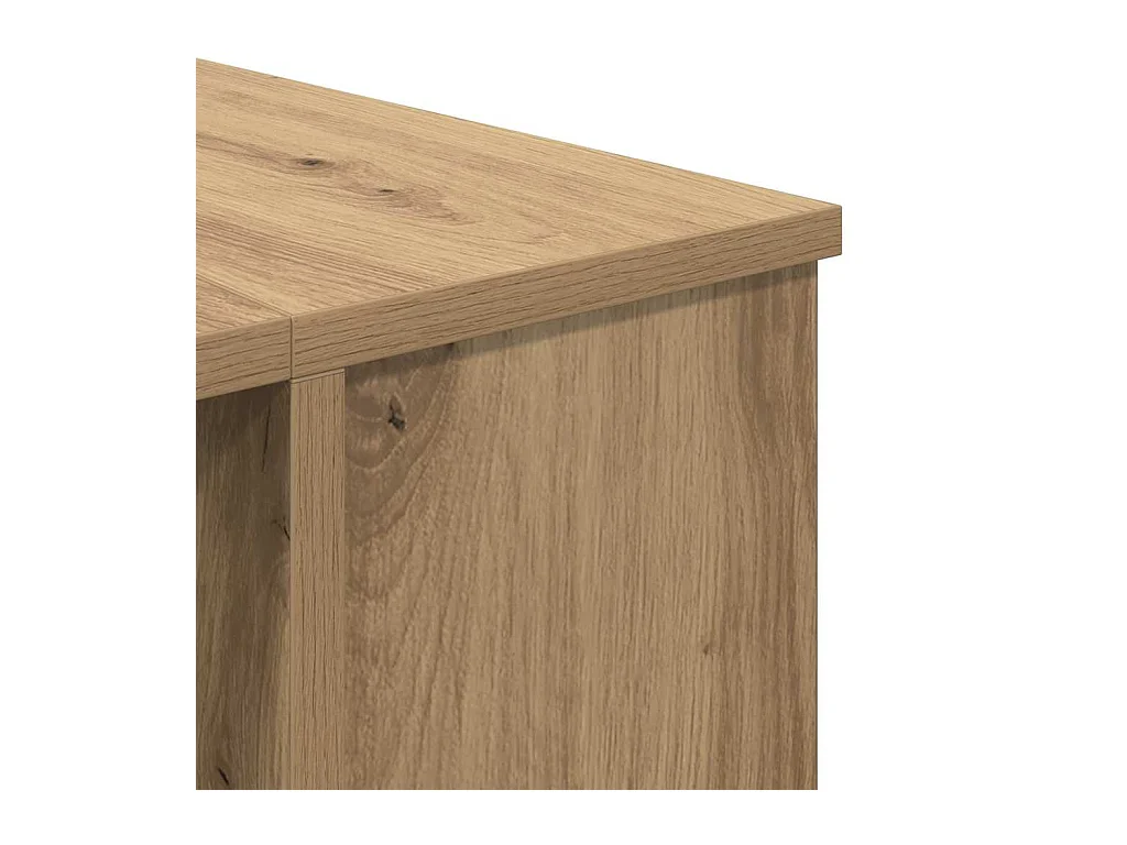 Bureau Autre chêne artisanal 140 x 50 x 75 cm Bois d'ingénierie