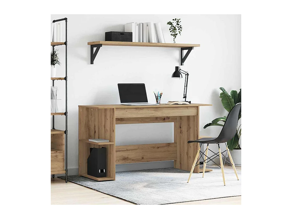 Escritorio Roble artisan 140 x 50 x 75 cm Madera contrachapada