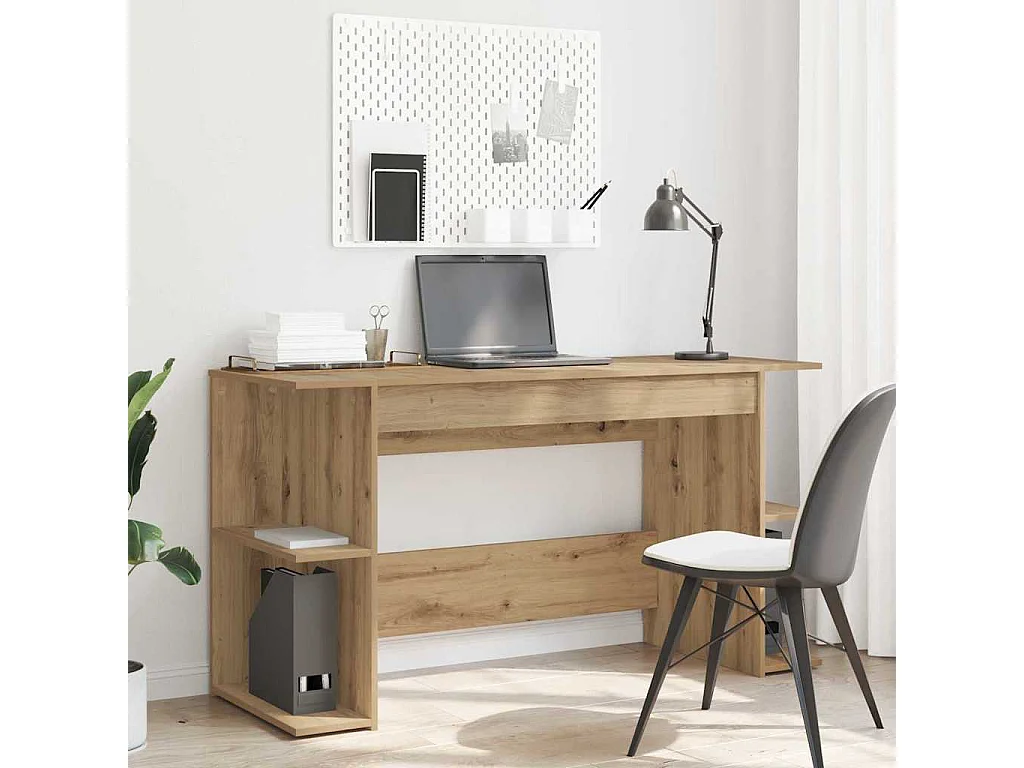 Bureau Autre chêne artisanal 140 x 50 x 75 cm Bois d'ingénierie