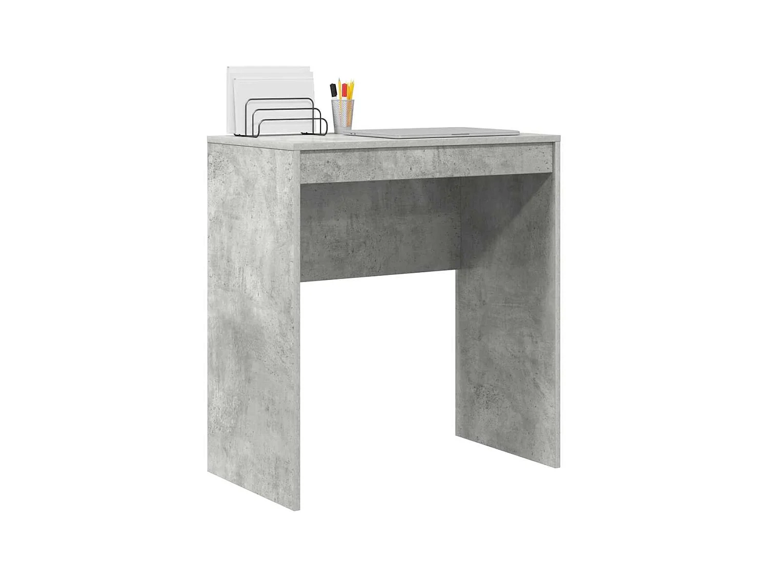 Bureau Gris béton 70 x 40 x 76 cm Bois d'ingénierie