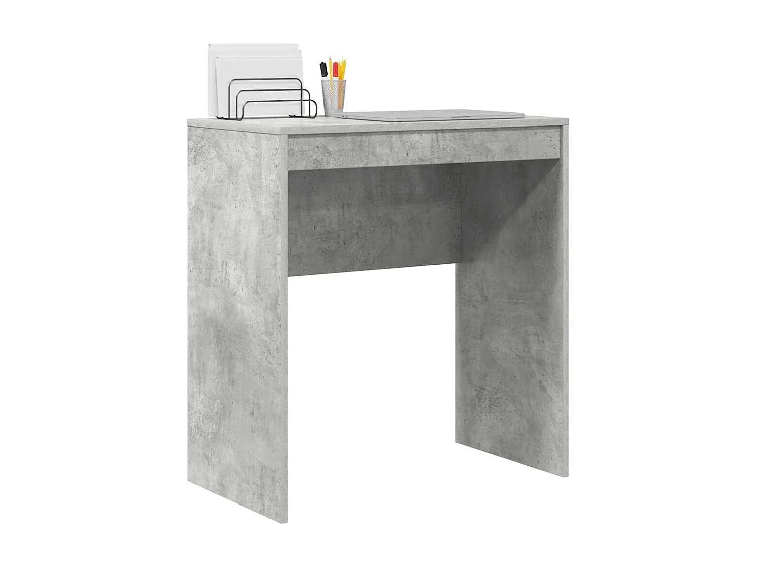 Bureau Gris béton 70 x 40 x 76 cm Bois d'ingénierie