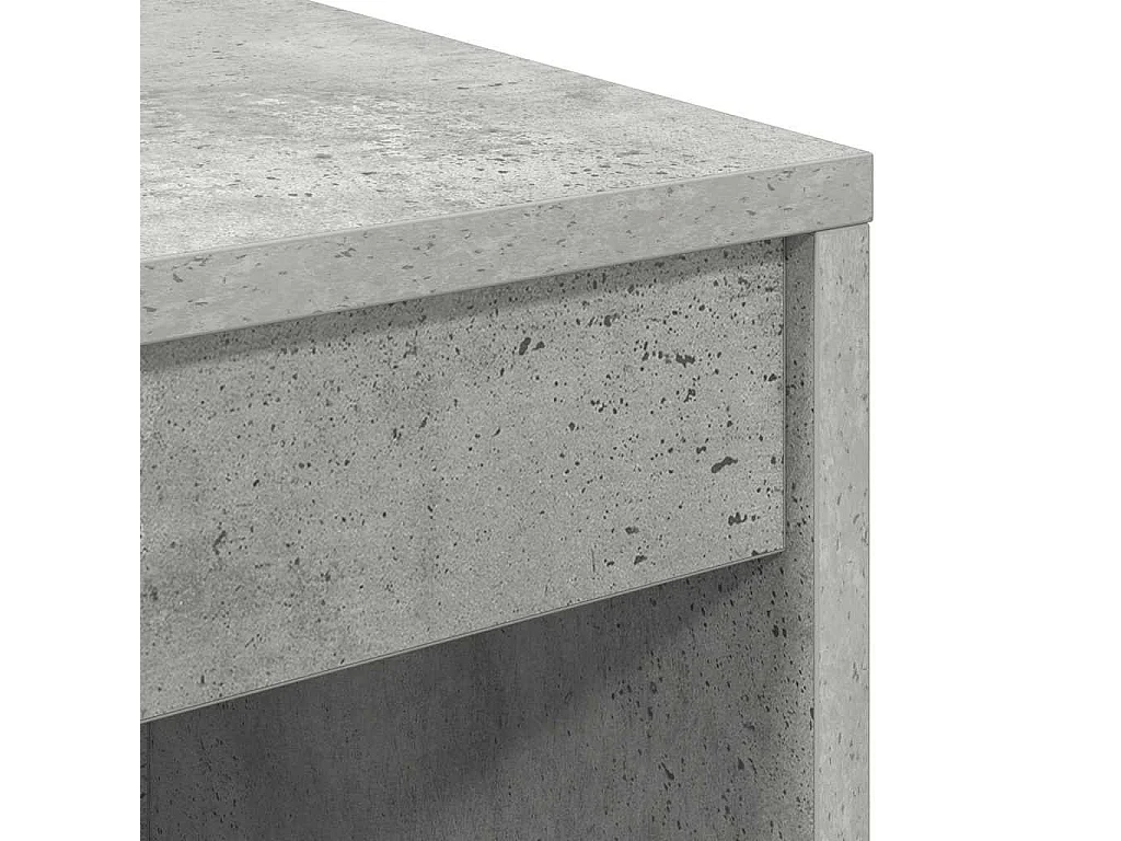 Bureau Gris béton 70 x 40 x 76 cm Bois d'ingénierie