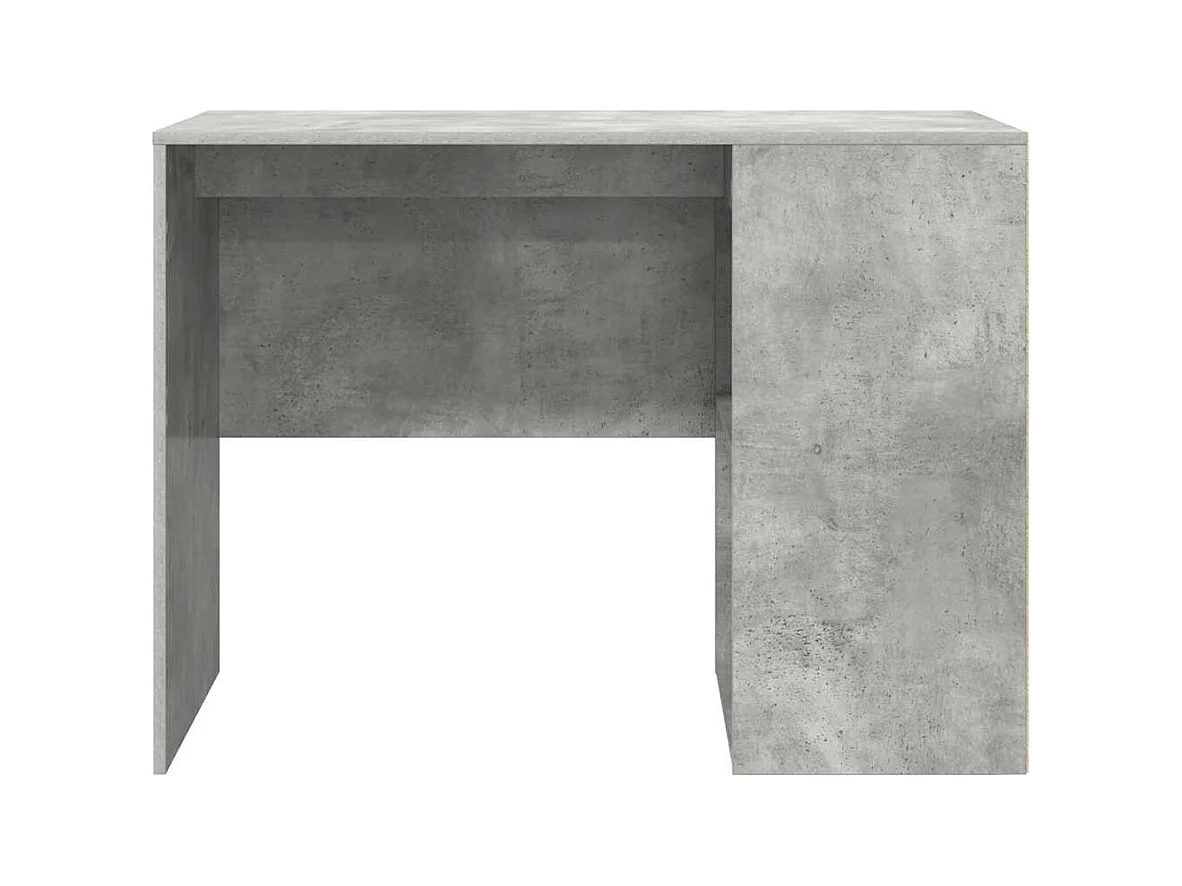 Bureau Gris béton 102 x 50 x 75 cm Bois d'ingénierie