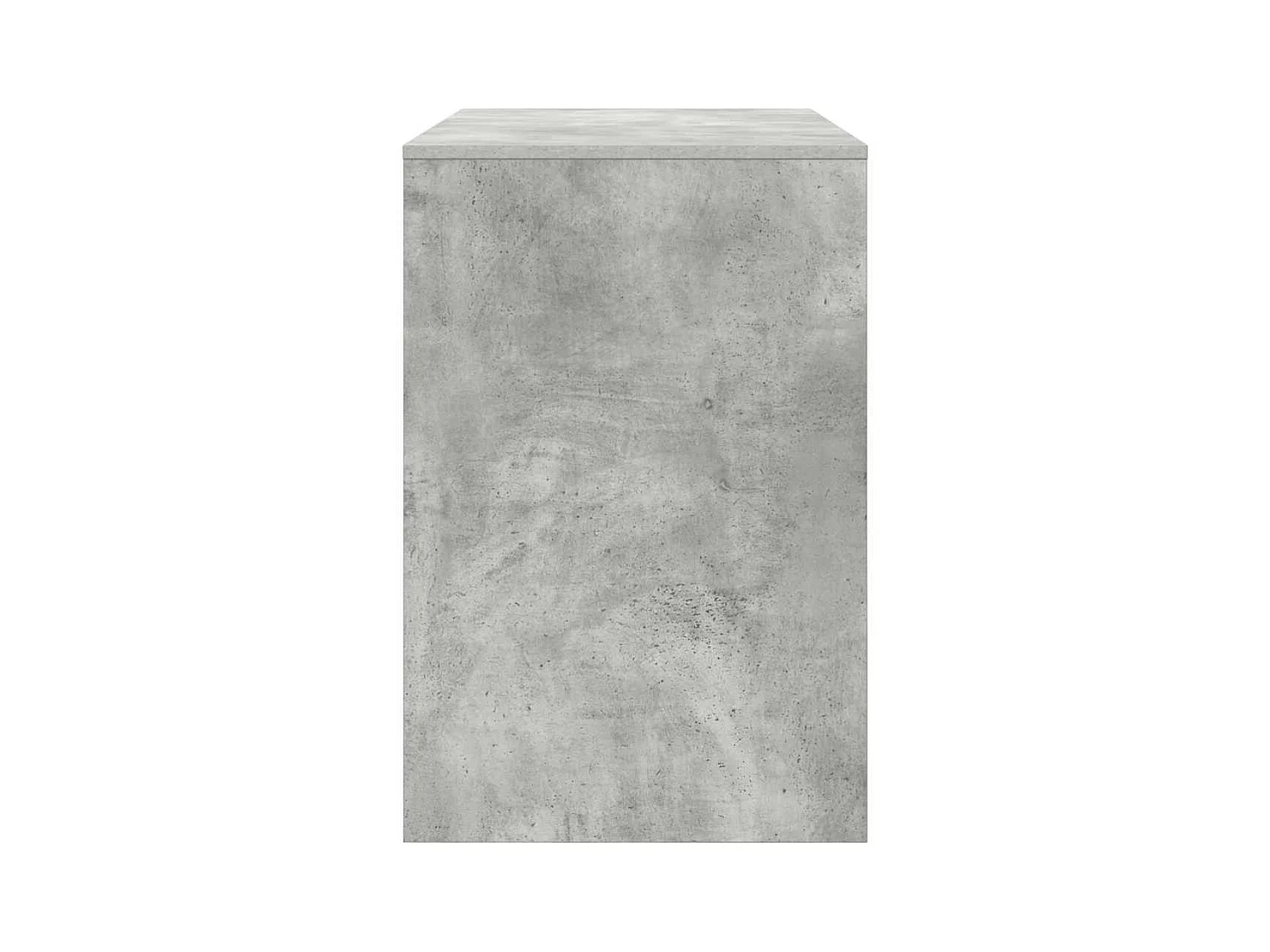 Bureau Gris béton 102 x 50 x 75 cm Bois d'ingénierie