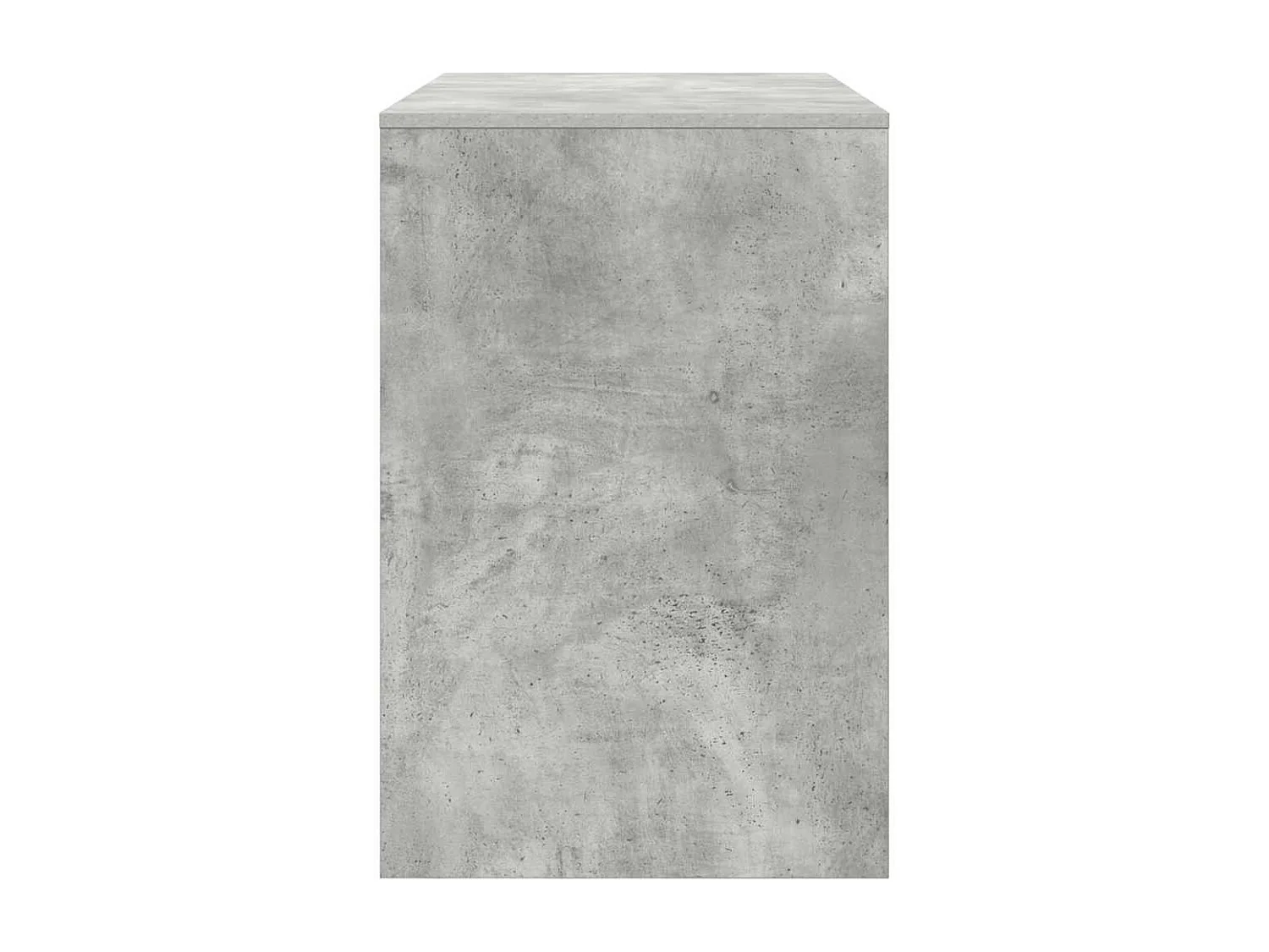 Bureau Gris béton 102 x 50 x 75 cm Bois d'ingénierie