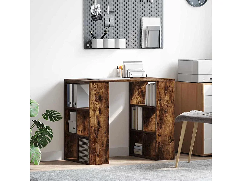 Bureau Chêne fumé 90 x 50 x 75 cm Bois d'ingénierie