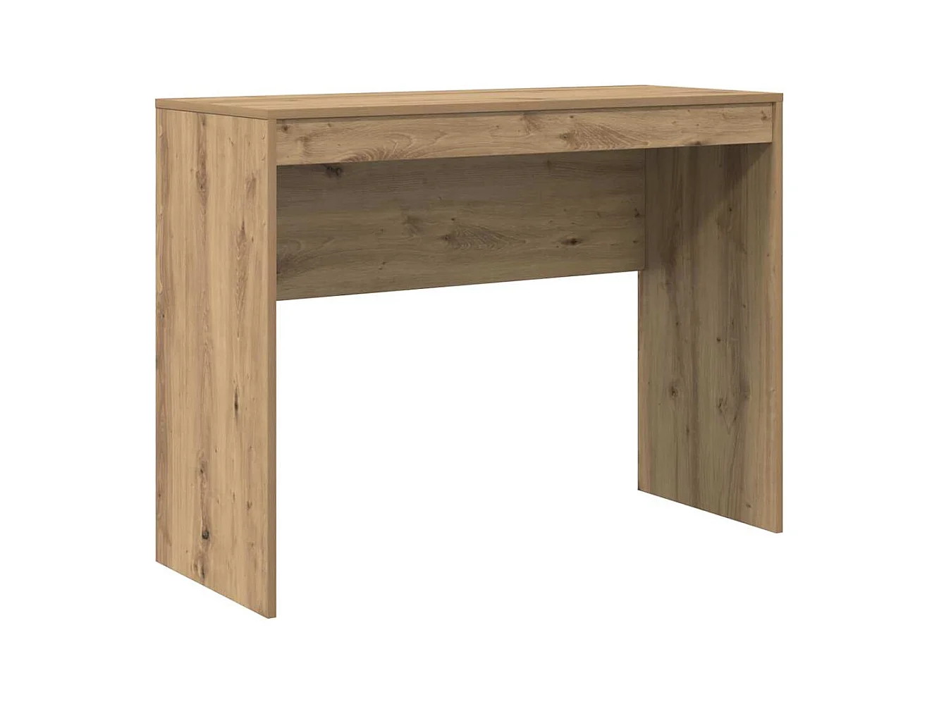 Bureau chêne artisanal 100 x 40 x 76 cm Bois d'ingénierie