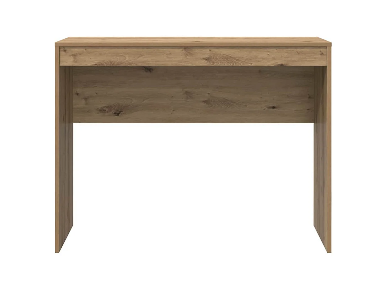 Bureau chêne artisanal 100 x 40 x 76 cm Bois d'ingénierie