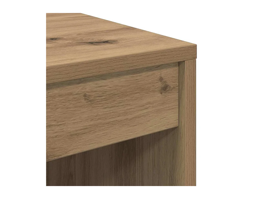 Bureau chêne artisanal 100 x 40 x 76 cm Bois d'ingénierie