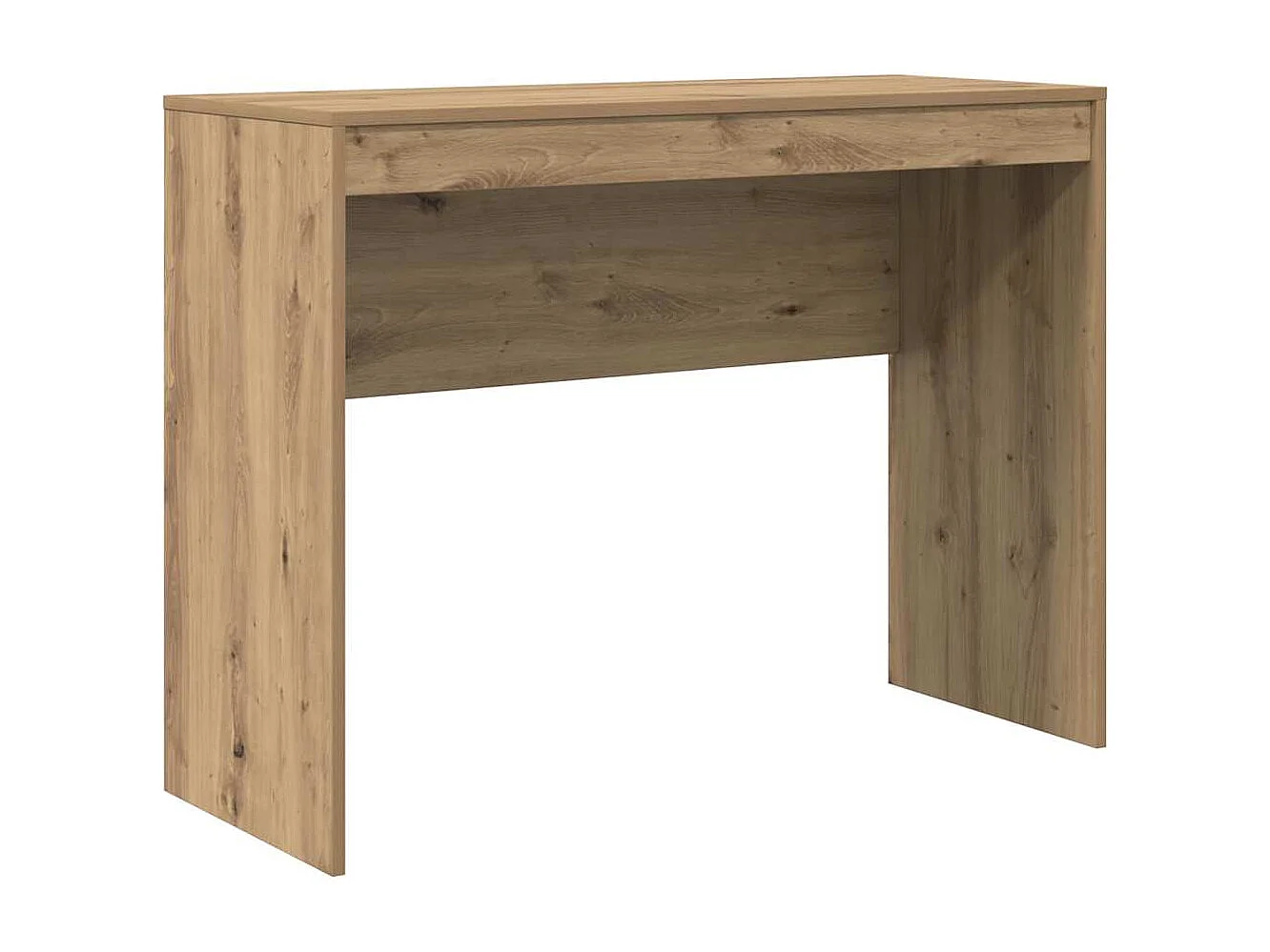 Bureau chêne artisanal 100 x 40 x 76 cm Bois d'ingénierie