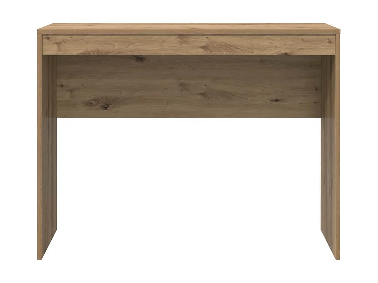 Bureau chêne artisanal 100 x 40 x 76 cm Bois d'ingénierie