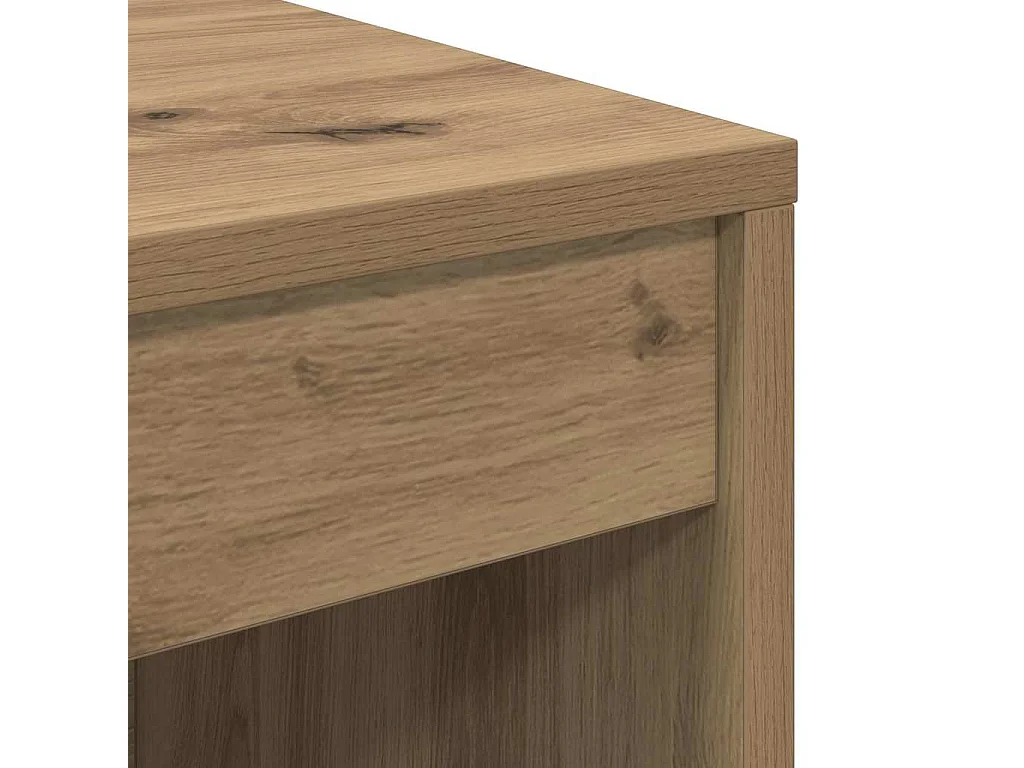 Bureau chêne artisanal 100 x 40 x 76 cm Bois d'ingénierie