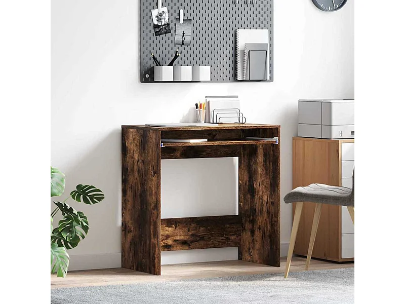 Bureau Chêne fumé 77,5 x 43 x 79 cm Bois d'ingénierie