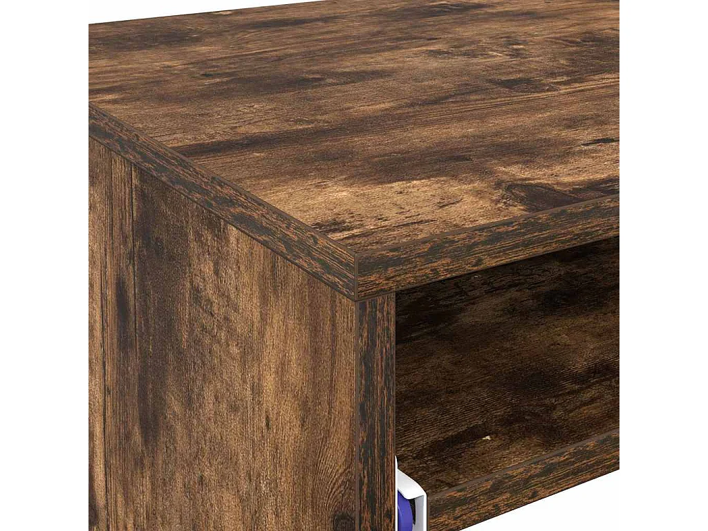 Bureau Chêne fumé 77,5 x 43 x 79 cm Bois d'ingénierie