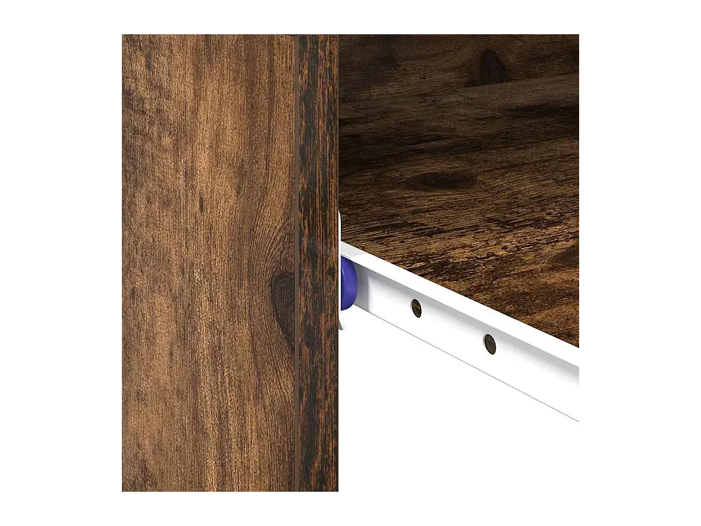 Bureau Chêne fumé 77,5 x 43 x 79 cm Bois d'ingénierie